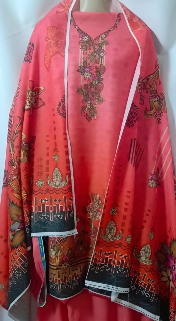 Premium winter dhanak digital printed 3pc